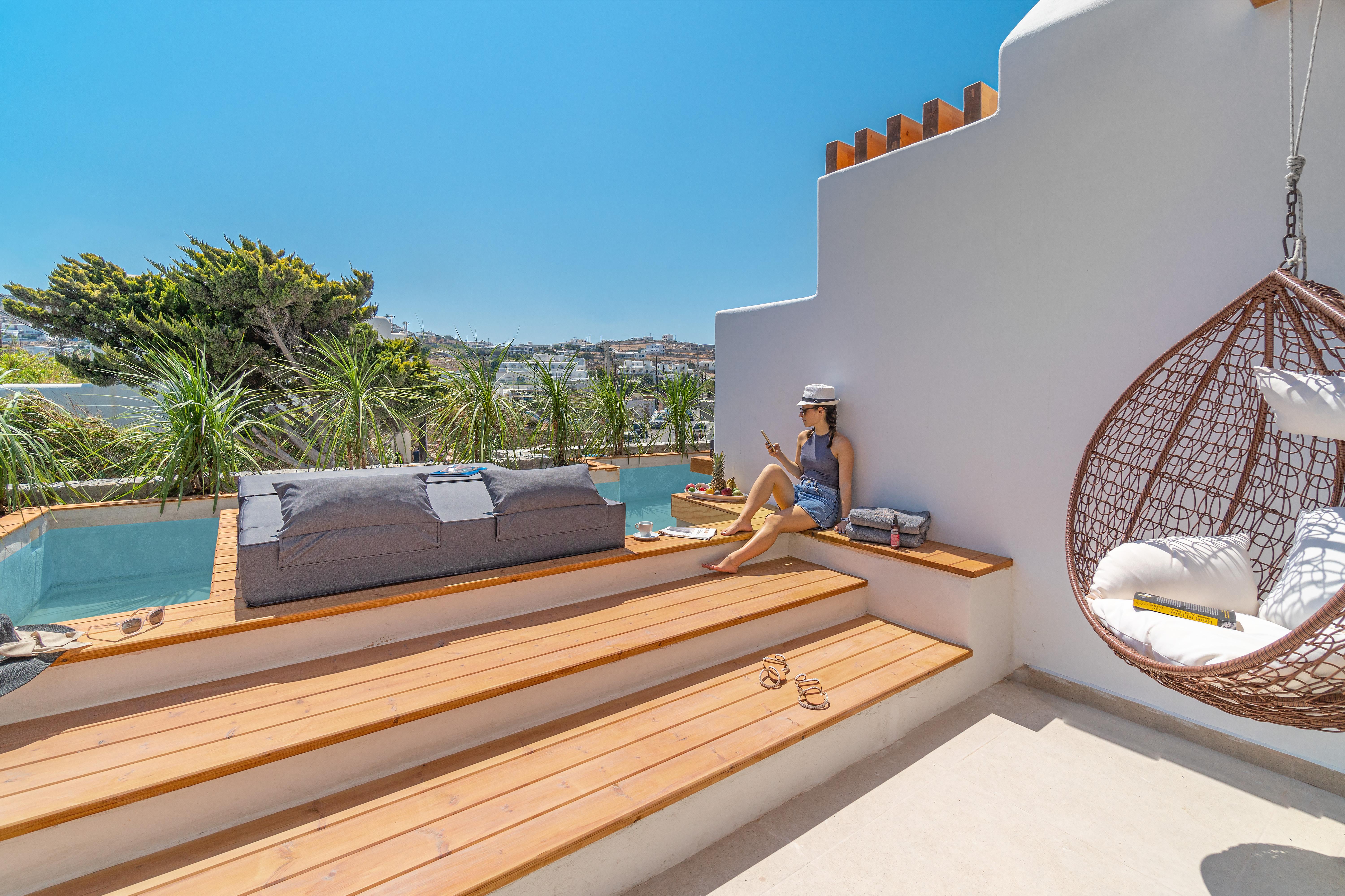 Omnia Mykonos Boutique Hotel & Suites Ornos  Esterno foto