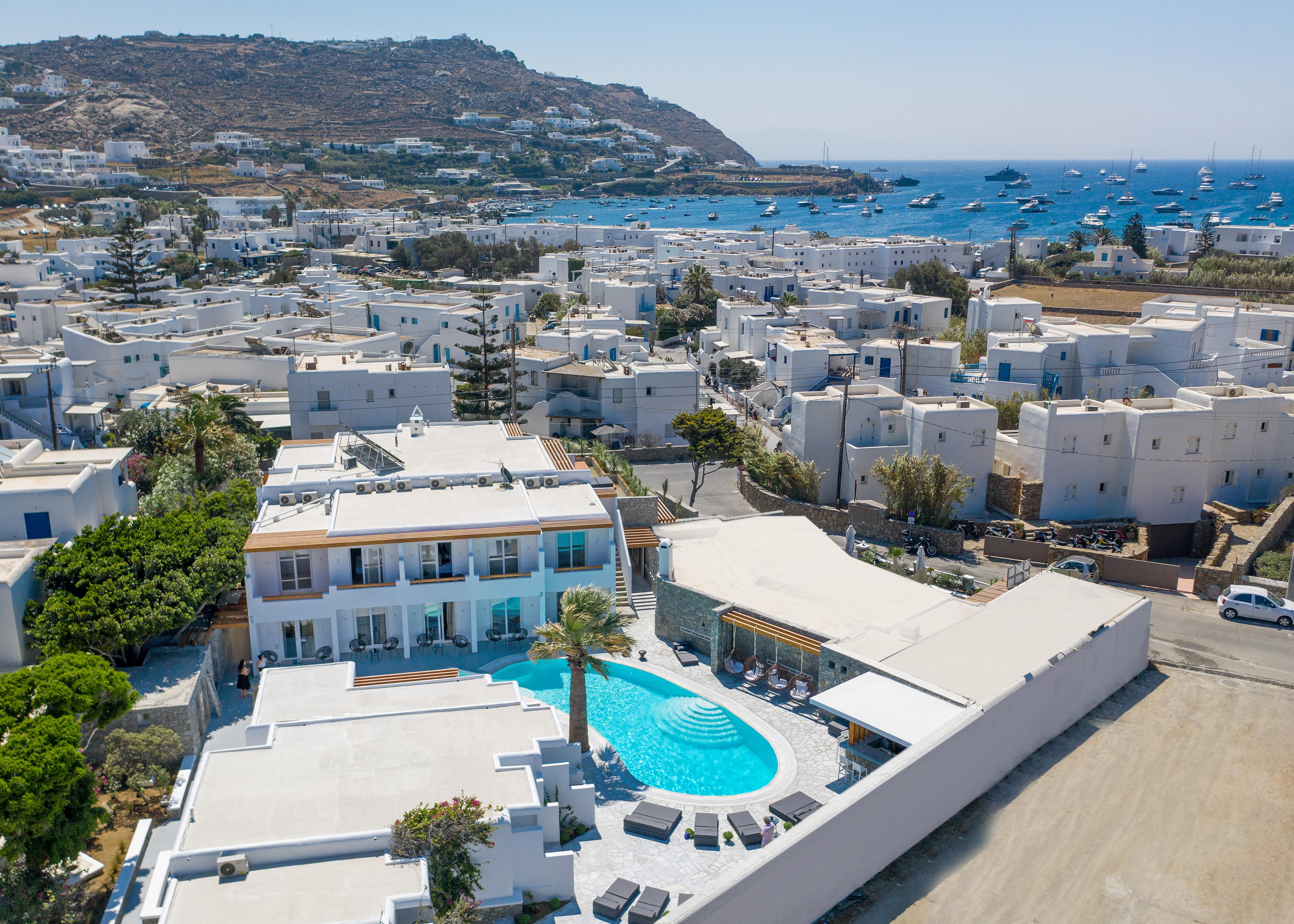 Omnia Mykonos Boutique Hotel & Suites Ornos  Esterno foto